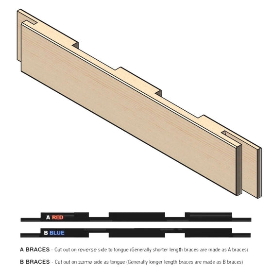 H Bracing 78''- 96''