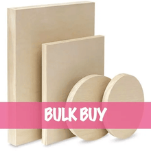  ALESANDRO CANVAS ALESANDRO Artist Birch Panels 20mm Depth 10 Pack