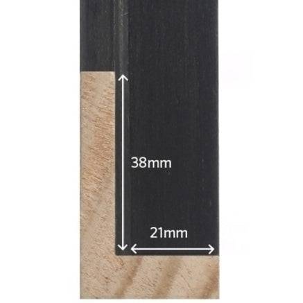 5 Pack Float Frames Gove Black with Artist Custom Canvas